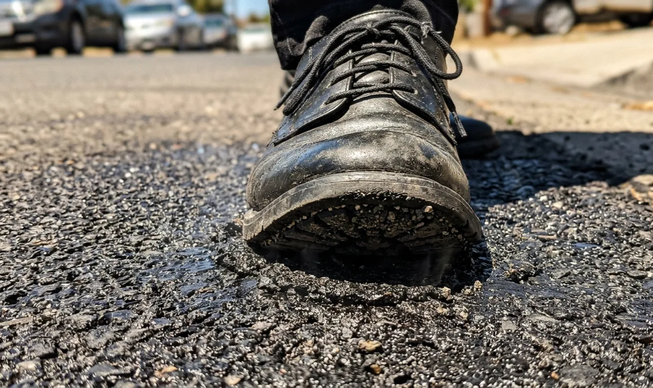 Η καυτή άσφαλτος και τα στενά παπούτσια μετατρέπουν το περπάτημα σε πρόκληση