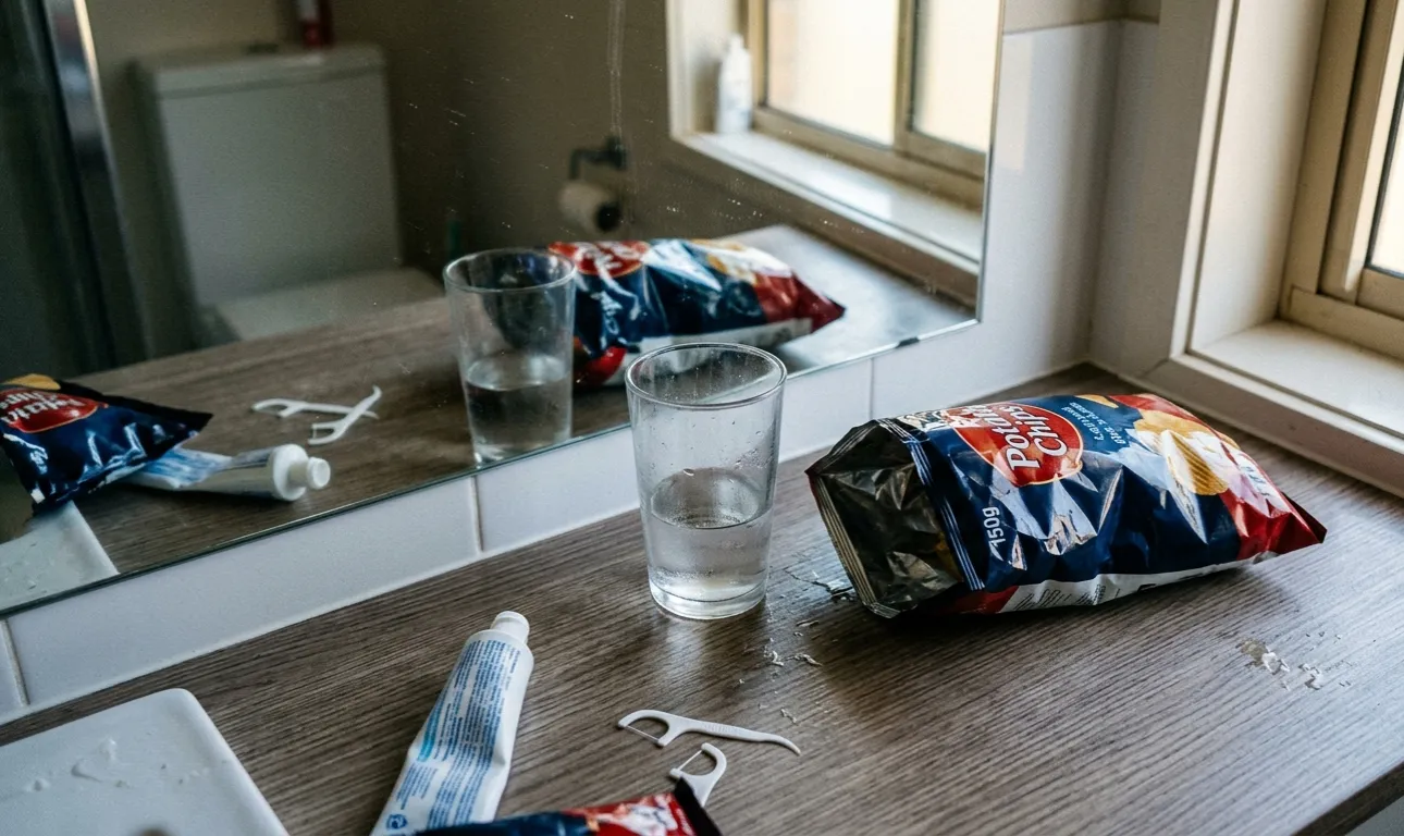 Φάγαμε αλμυρό φαγητό το βράδυ και το πρωί δεν αναγνωρίζαμε τον εαυτό μας στον καθρέφτη