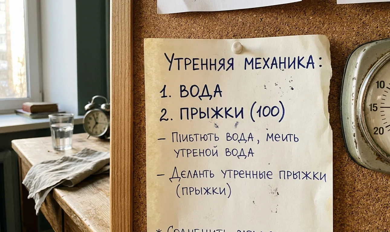Το μυστικό της πρωινής μηχανικής